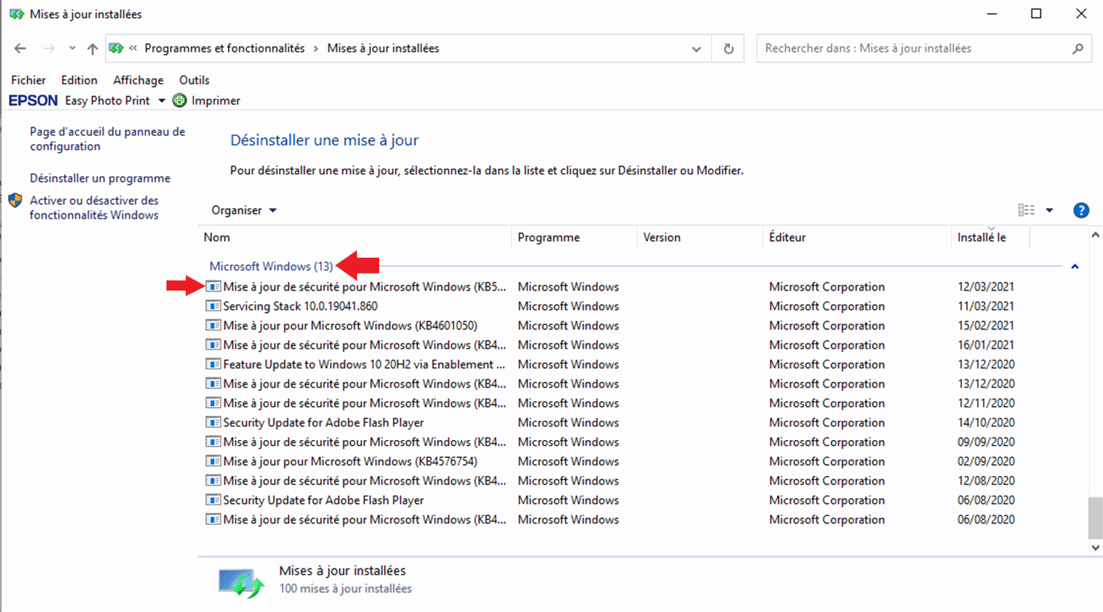 Odoo - Echantillon n°1 pour trois colonnes